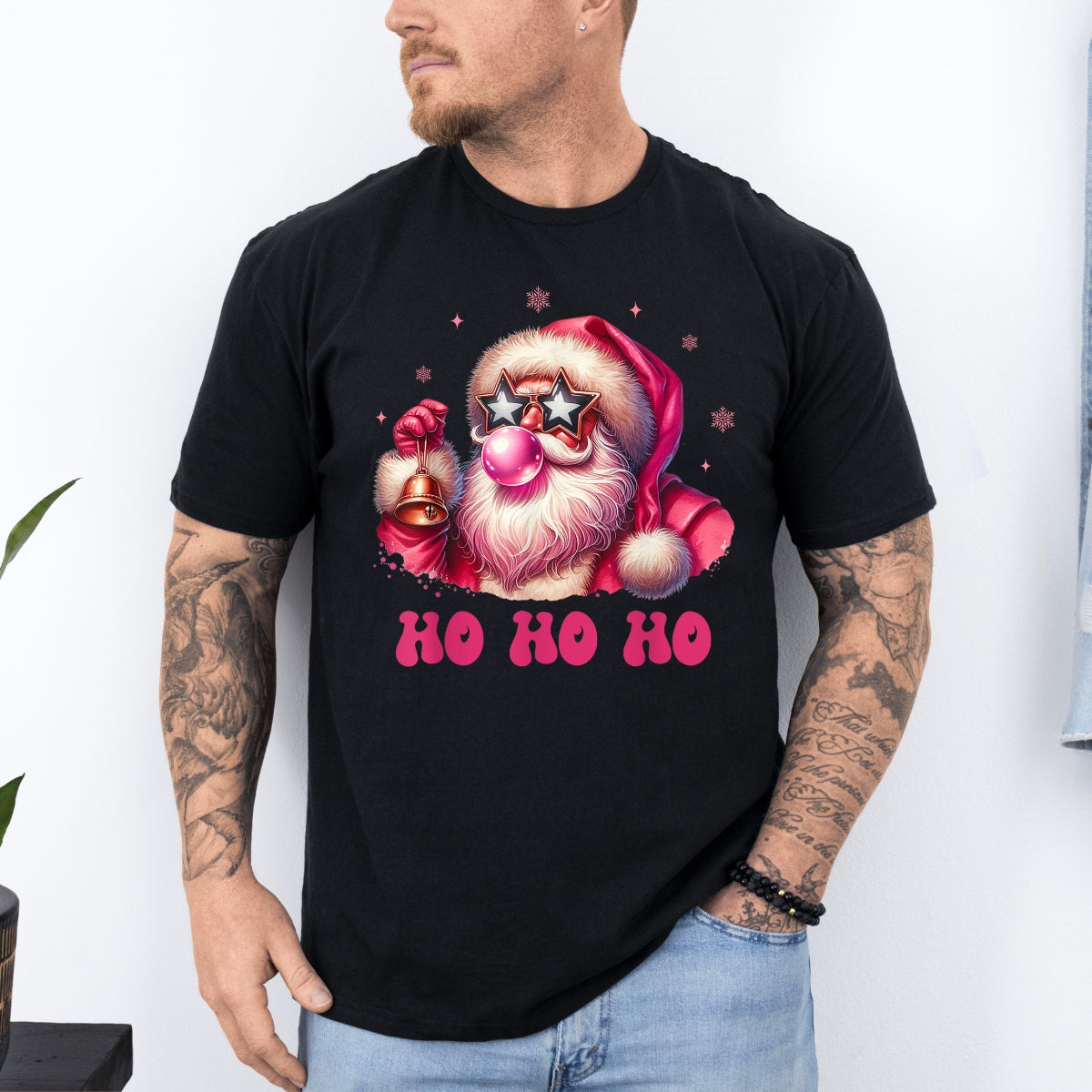 Ho Ho Ho Funny Santa Christmas T-Shirt