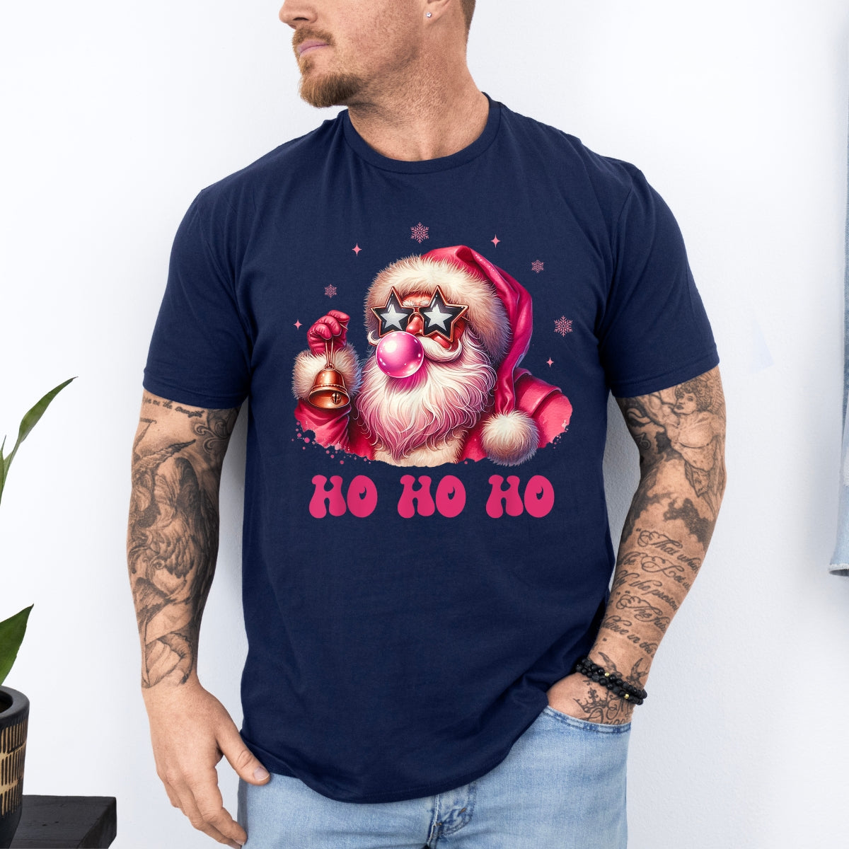 Ho Ho Ho Funny Santa Christmas T-Shirt
