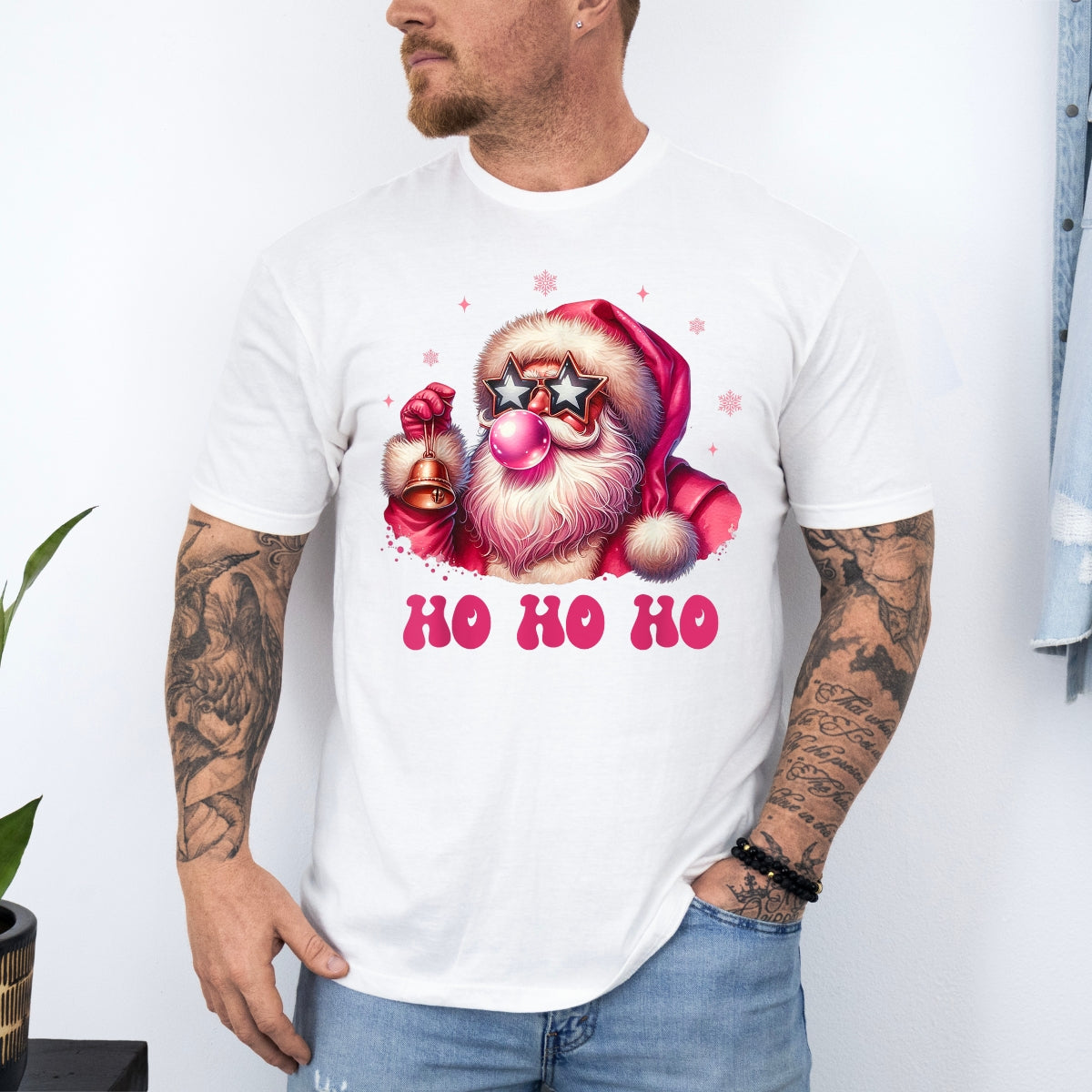 Ho Ho Ho Funny Santa Christmas T-Shirt