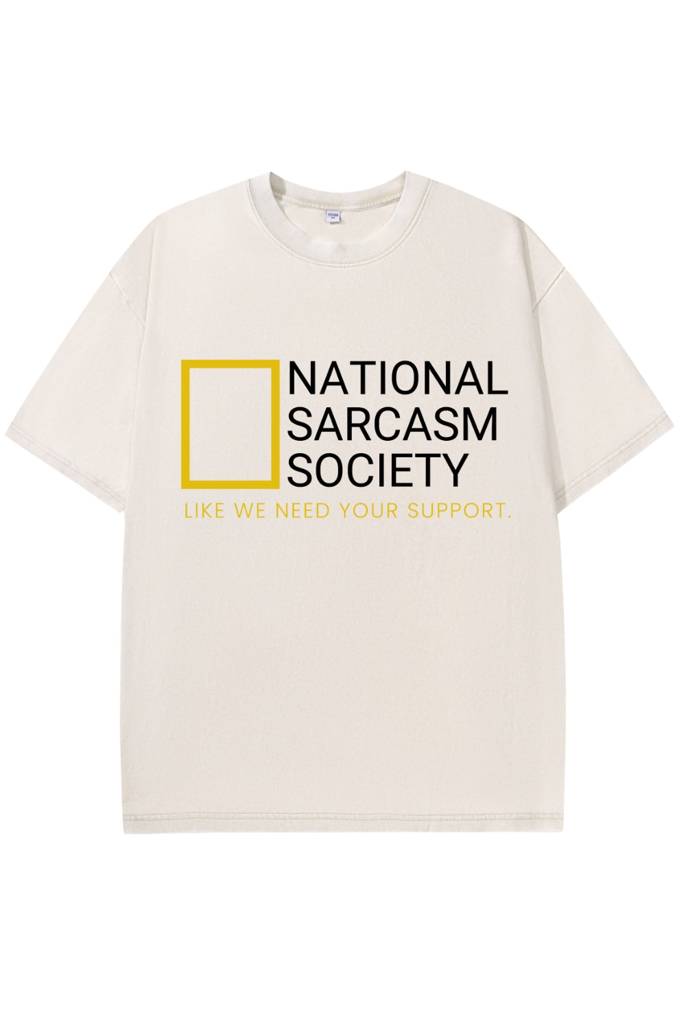 National Sarcasm Society Nerd Washed T-Shirt