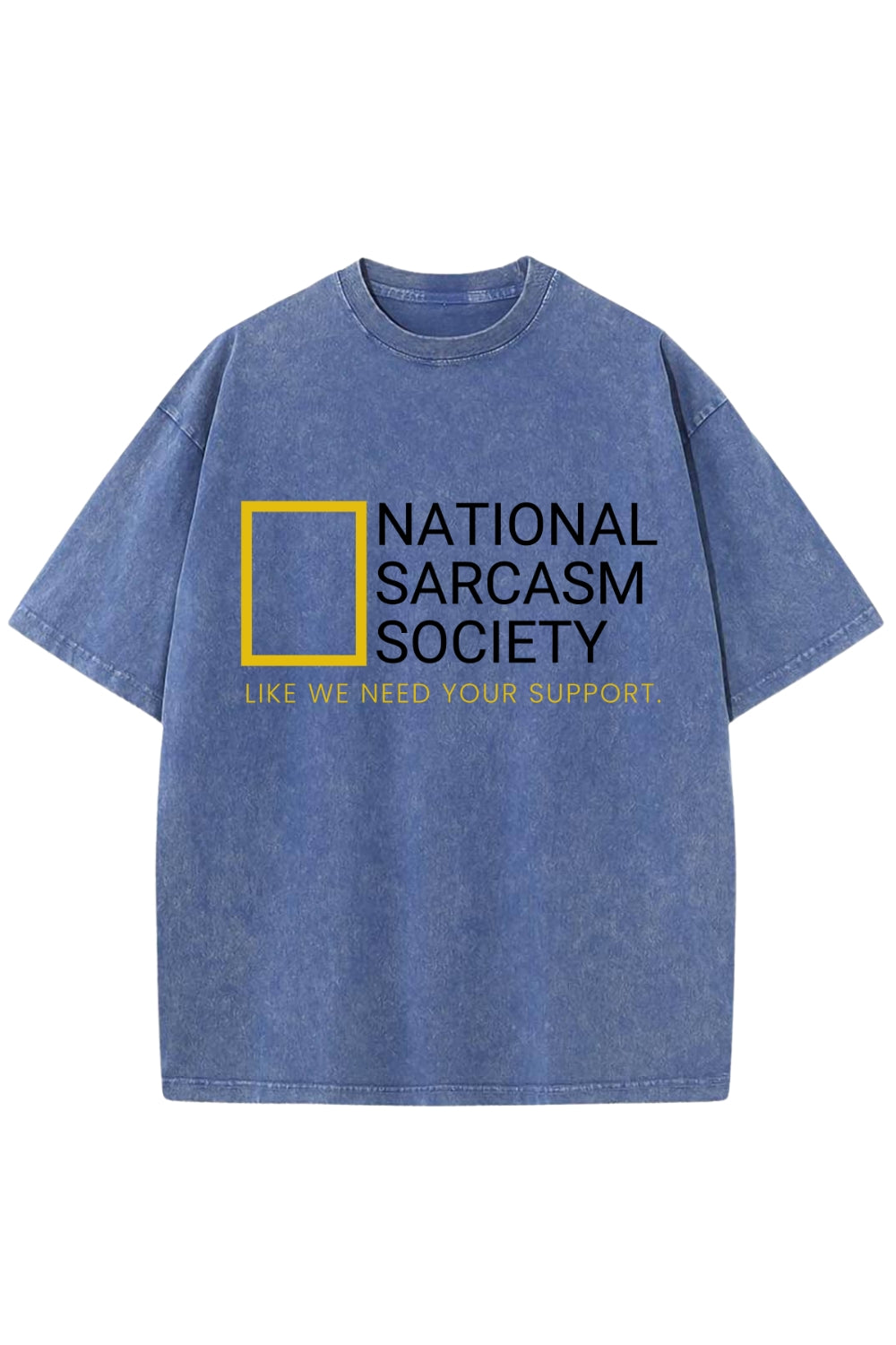 National Sarcasm Society Nerd Washed T-Shirt
