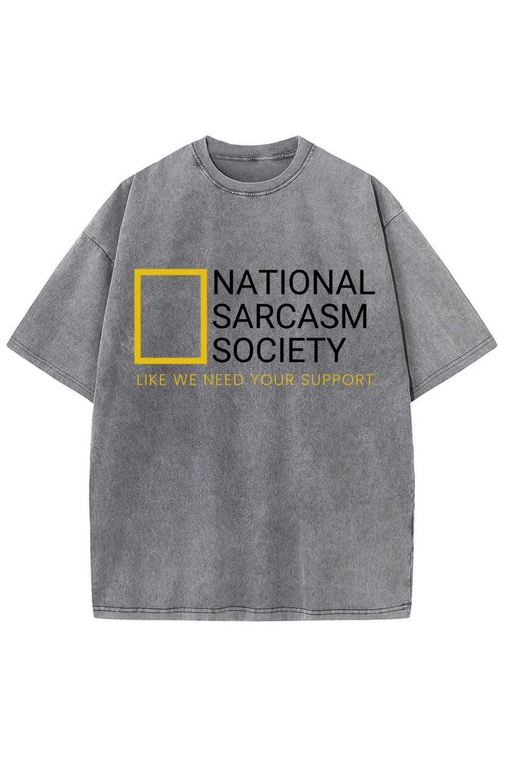 National Sarcasm Society Nerd Washed T-Shirt