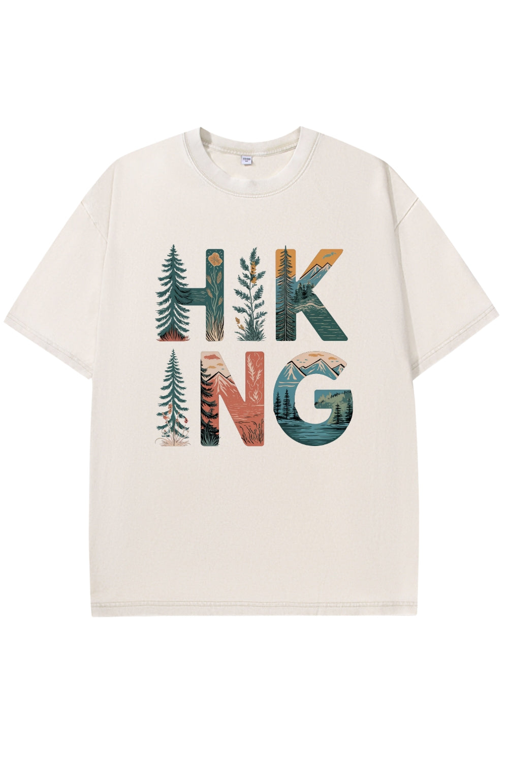 Hiking Mountains Adventure Washed T-Shirt