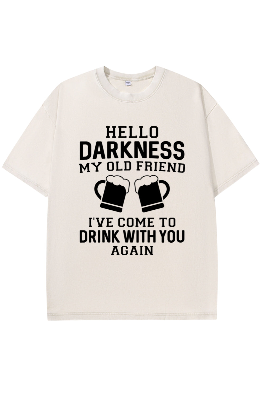 Hello Darkness My Old Friend Washed T-Shirt
