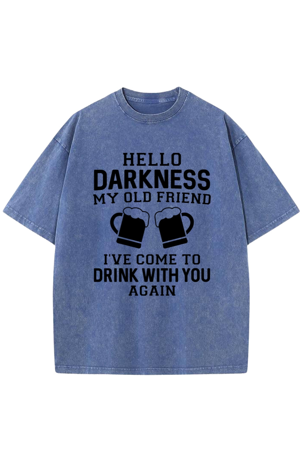 Hello Darkness My Old Friend Washed T-Shirt