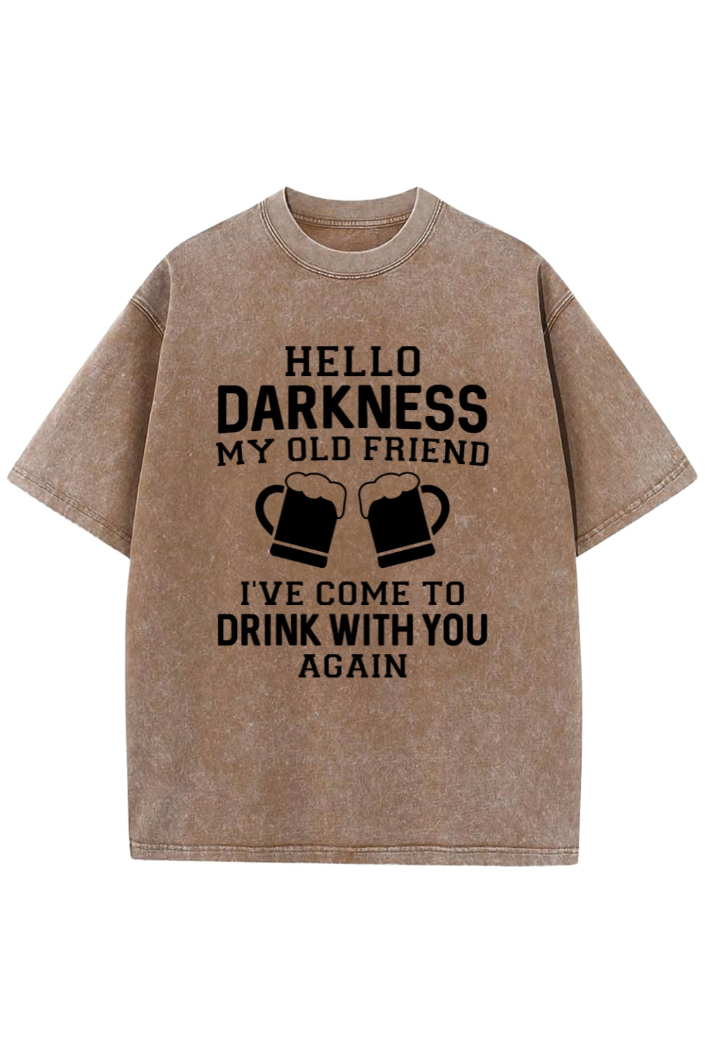 Hello Darkness My Old Friend Washed T-Shirt