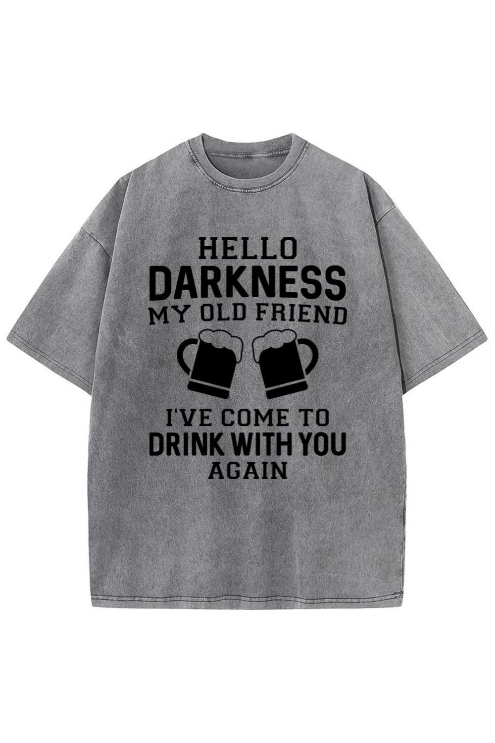 Hello Darkness My Old Friend Washed T-Shirt