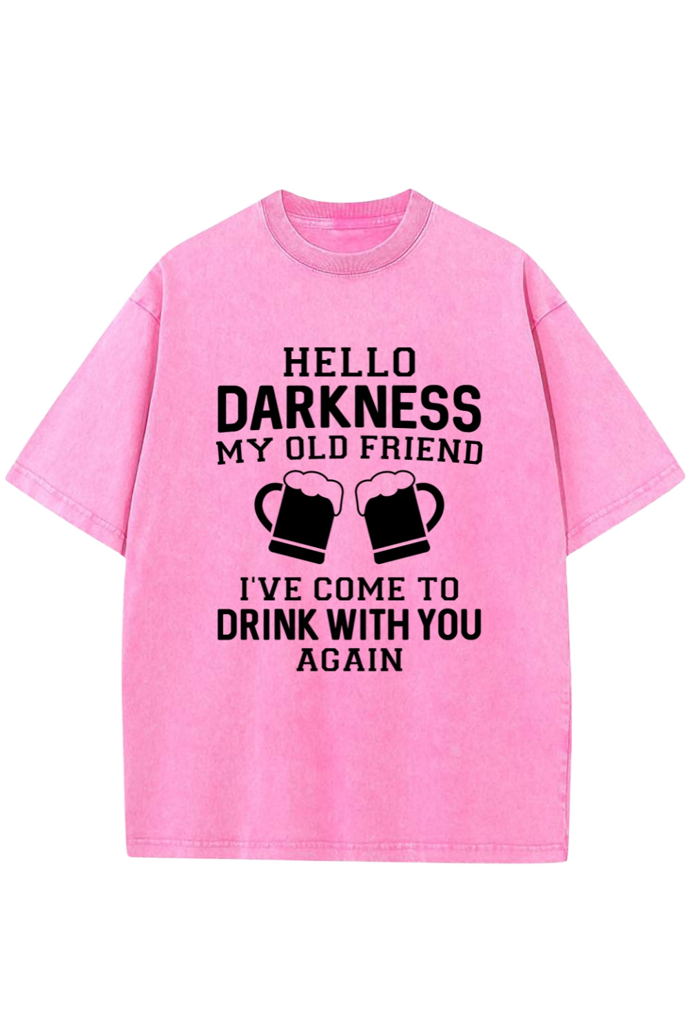 Hello Darkness My Old Friend Washed T-Shirt