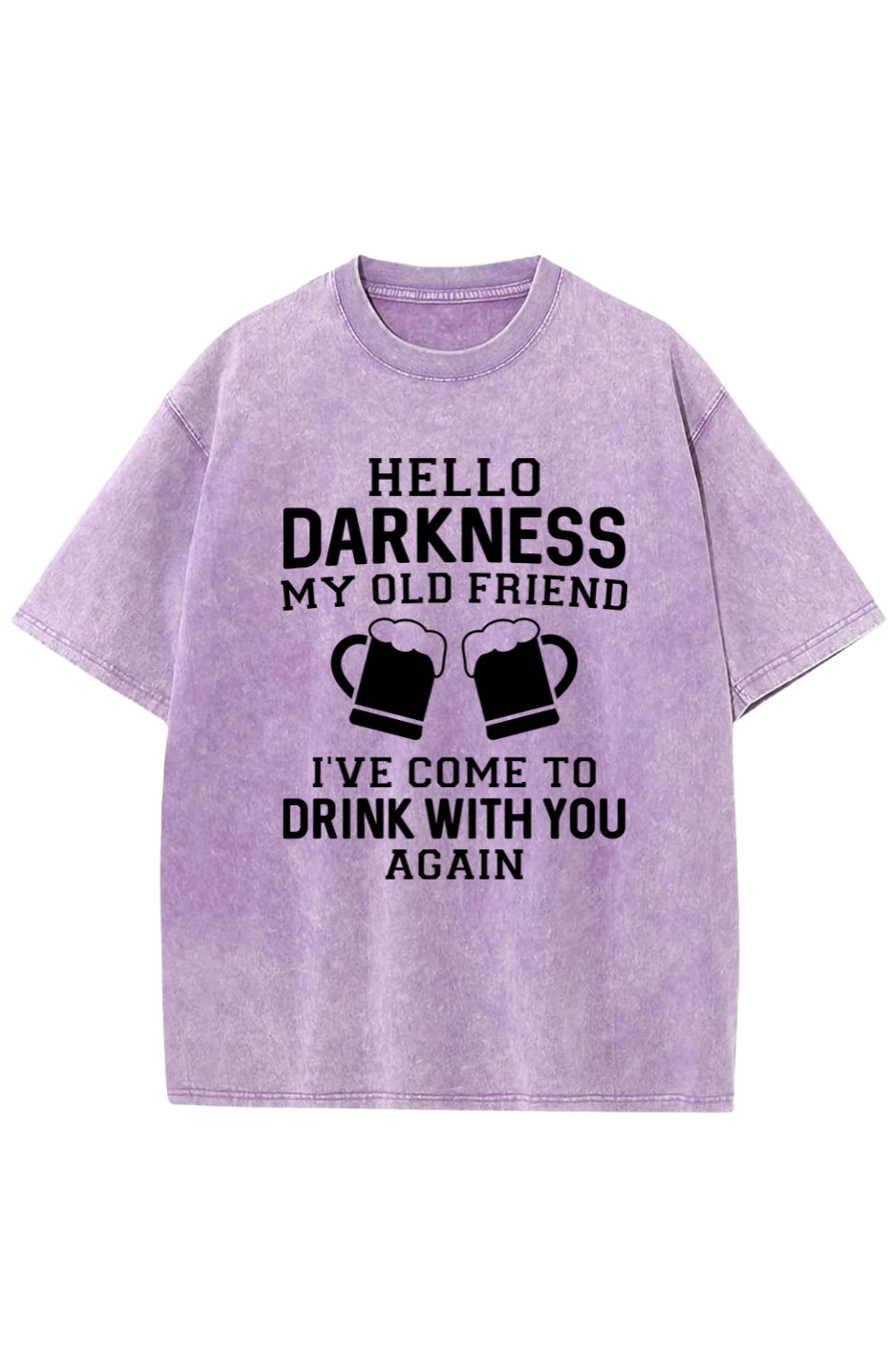 Hello Darkness My Old Friend Washed T-Shirt