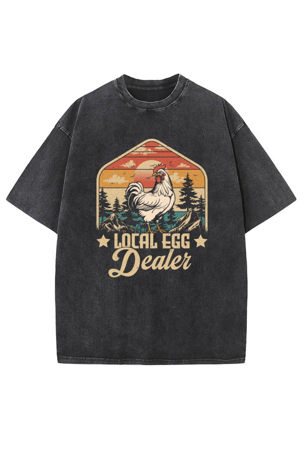 Funny Local Egg Dealer Washed T-Shirt