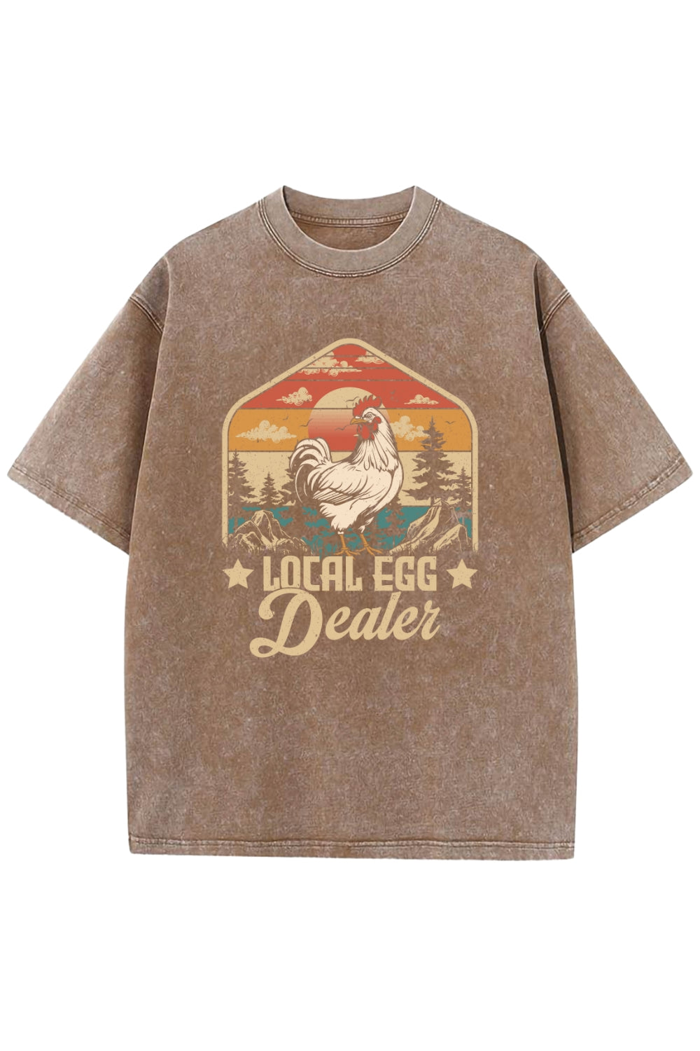 Funny Local Egg Dealer Washed T-Shirt
