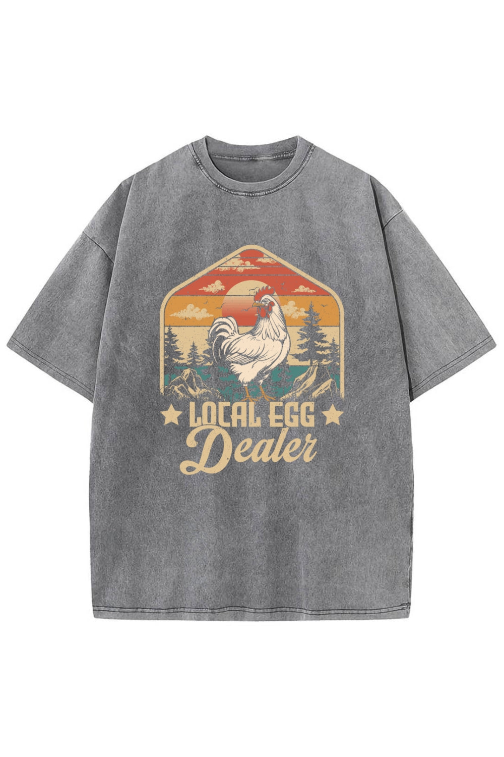 Funny Local Egg Dealer Washed T-Shirt