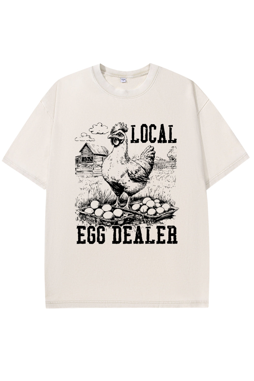 Local Egg Dealer Washed T-Shirt