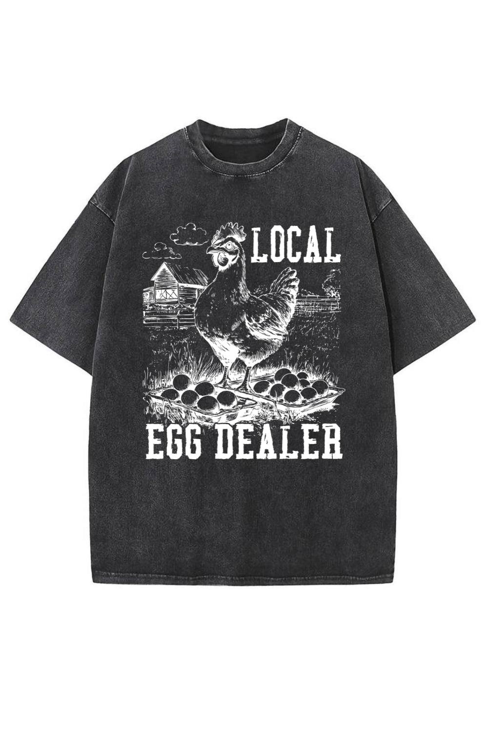 Local Egg Dealer Washed T-Shirt