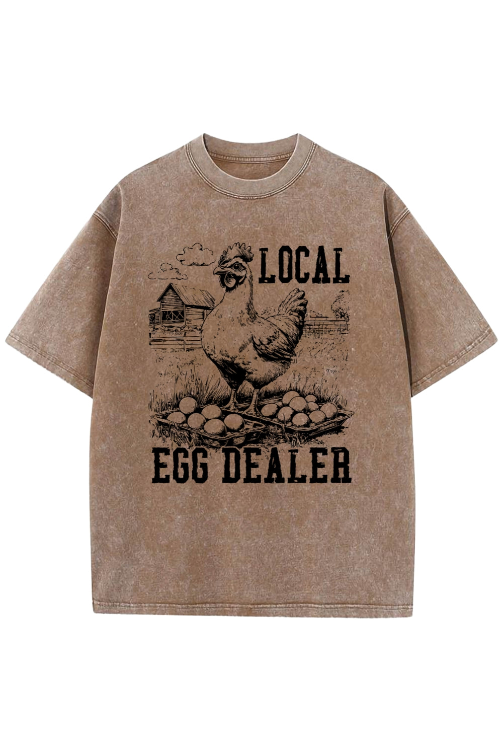 Local Egg Dealer Washed T-Shirt
