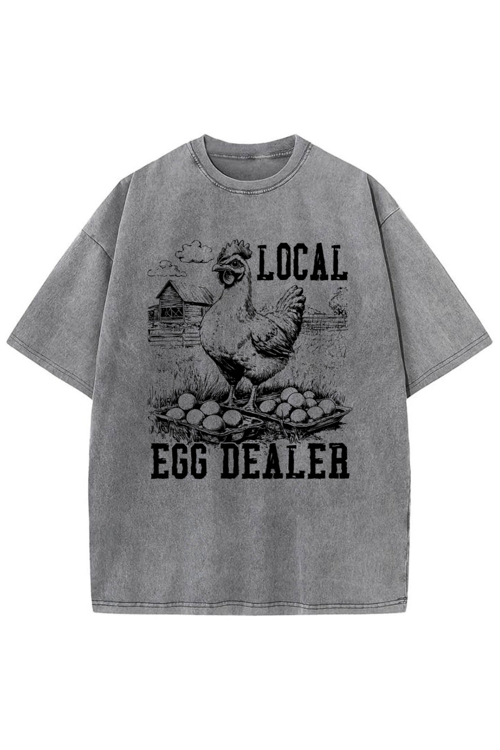 Local Egg Dealer Washed T-Shirt