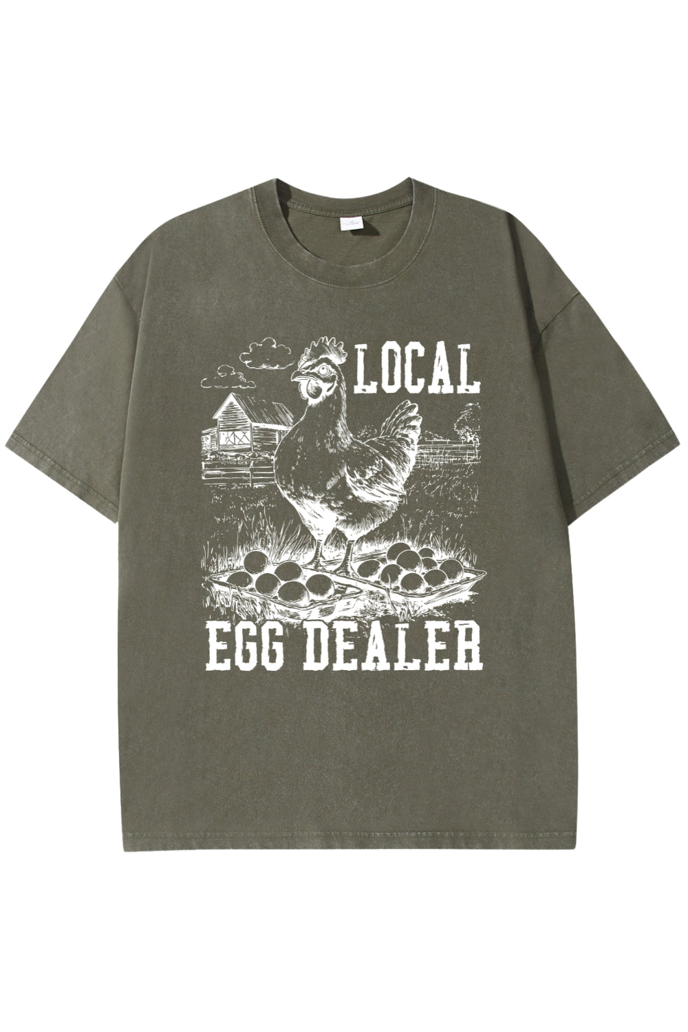 Local Egg Dealer Washed T-Shirt